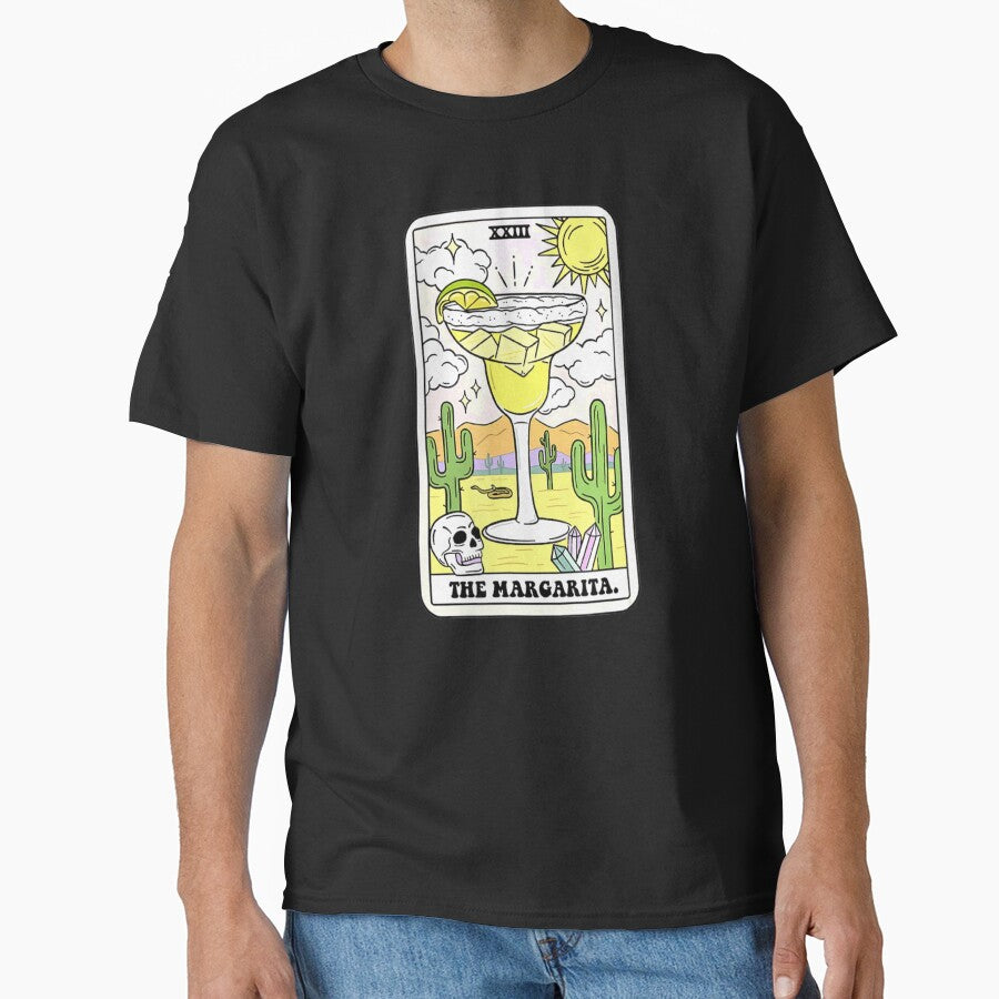Margarita Wine Desert Cowboy Crescent Tarot Card Halloween by taaddison50 T-Shirts, Hoodie, Sweatshirt (Image 1)
