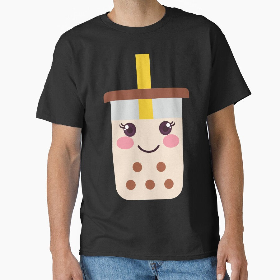 Cute Boba Milk Tea Kawaii Bubble Tea Lover by hasnimed T-Shirts, Hoodie, Sweatshirt | BlankRebels.com (Image 1)