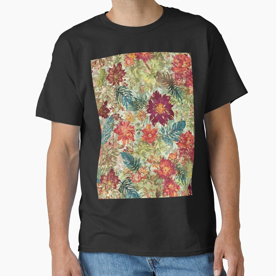 Emphasis Botanical Floral Pattern by SeamPix T-Shirts, Hoodie, Sweatshirt | BlankRebels.com (Image 1)