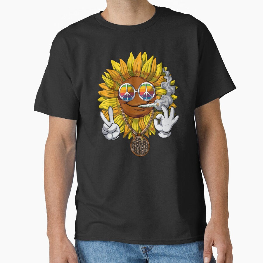 Sunflower Hippie by underheaven T-Shirts, Hoodie, Sweatshirt | BlankRebels.com (Image 1)