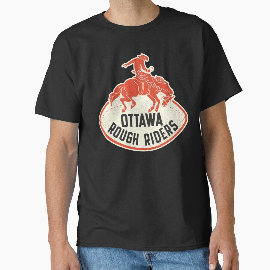 Ottawa Rough Riders Football Team by darklordpug T-Shirts, Hoodie, Sweatshirt | BlankRebels.com (Image 1)