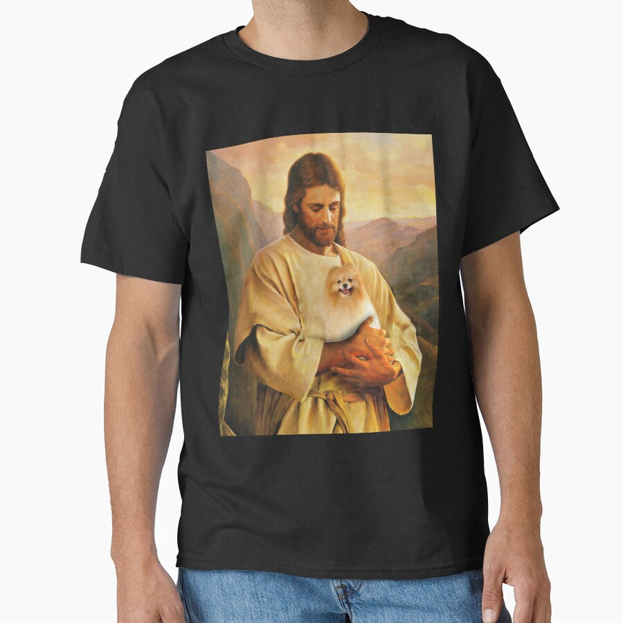 pomeranian dog and jesus lover by abiabo