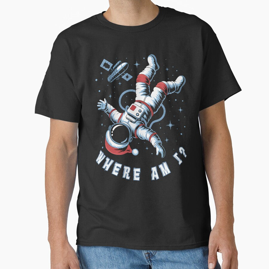 In The Space Where Am I Christmas by Margerita23 T-Shirts, Hoodie, Sweatshirt | BlankRebels.com (Image 1)