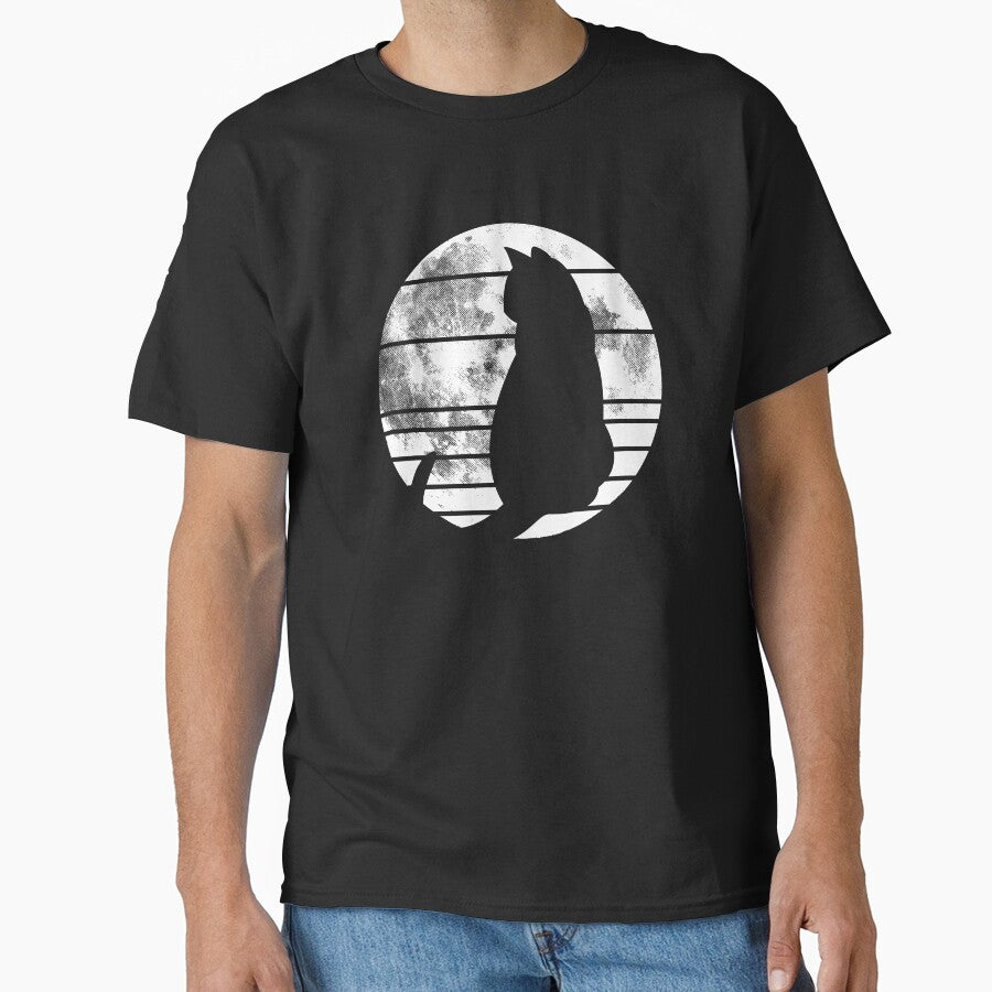 Cat Moon Retro by catsandmore T-Shirts, Hoodie, Sweatshirt | BlankRebels.com (Image 1)