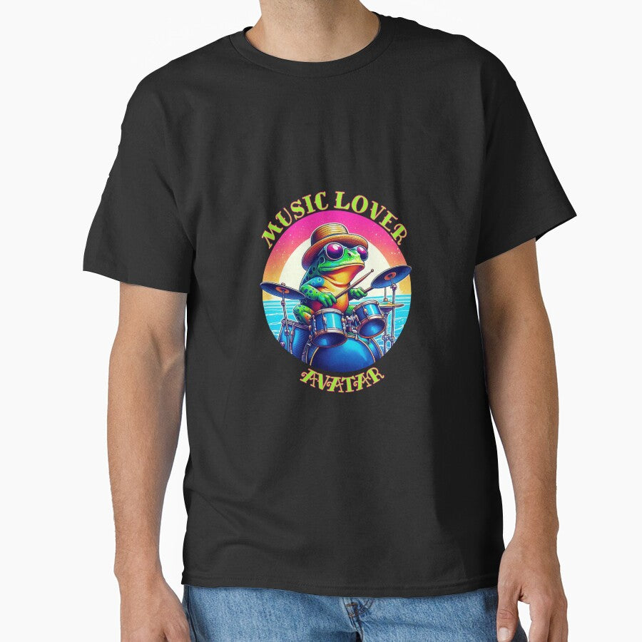 Frog Music Lover avatar. by AvatarWeb3 T-Shirts, Hoodie, Sweatshirt | BlankRebels.com (Image 1)