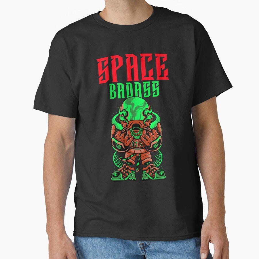 SPACE BADASS by MJ96-PRO T-Shirts, Hoodie, Sweatshirt | BlankRebels.com (Image 1)