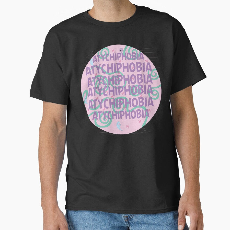Funny Art Atychiphobia Design Ventage Cool by RAYOMI24 T-Shirts, Hoodie, Sweatshirt | BlankRebels.com (Image 1)
