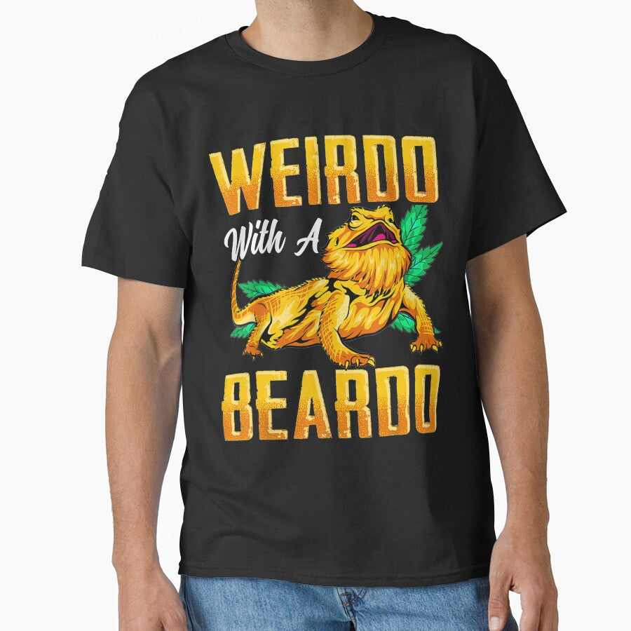 Weirdo With A Beardo Bearded Dragon Beardie Lover by Faulkshop2 T-Shirts, Hoodie, Sweatshirt | BlankRebels.com (Image 1)