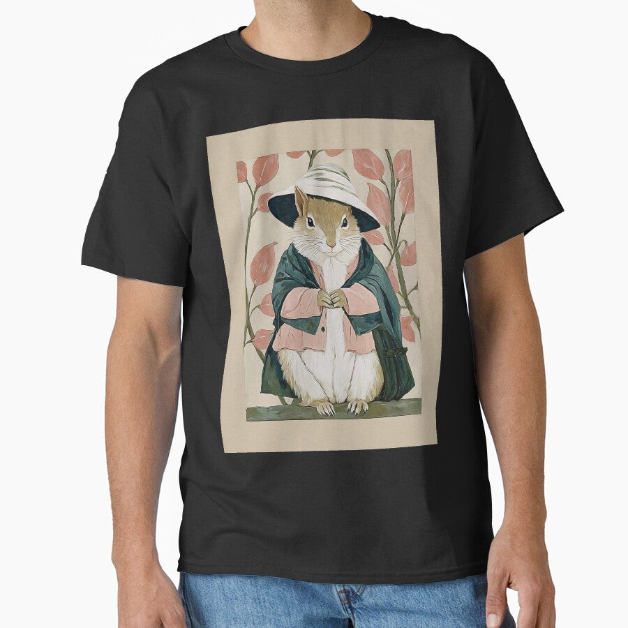 Cozy Cottagecore Squirrel by bapupa T-Shirts, Hoodie, Sweatshirt | BlankRebels.com (Image 1)