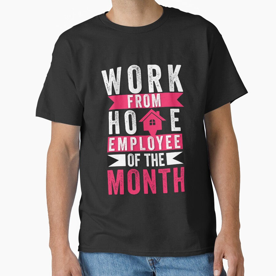 WORK FROM HOME EMPLOYEE OF THE MONTH by Hussain Shirts Hoodie, Sweatshirt | BlankRebels.com (Image 1)