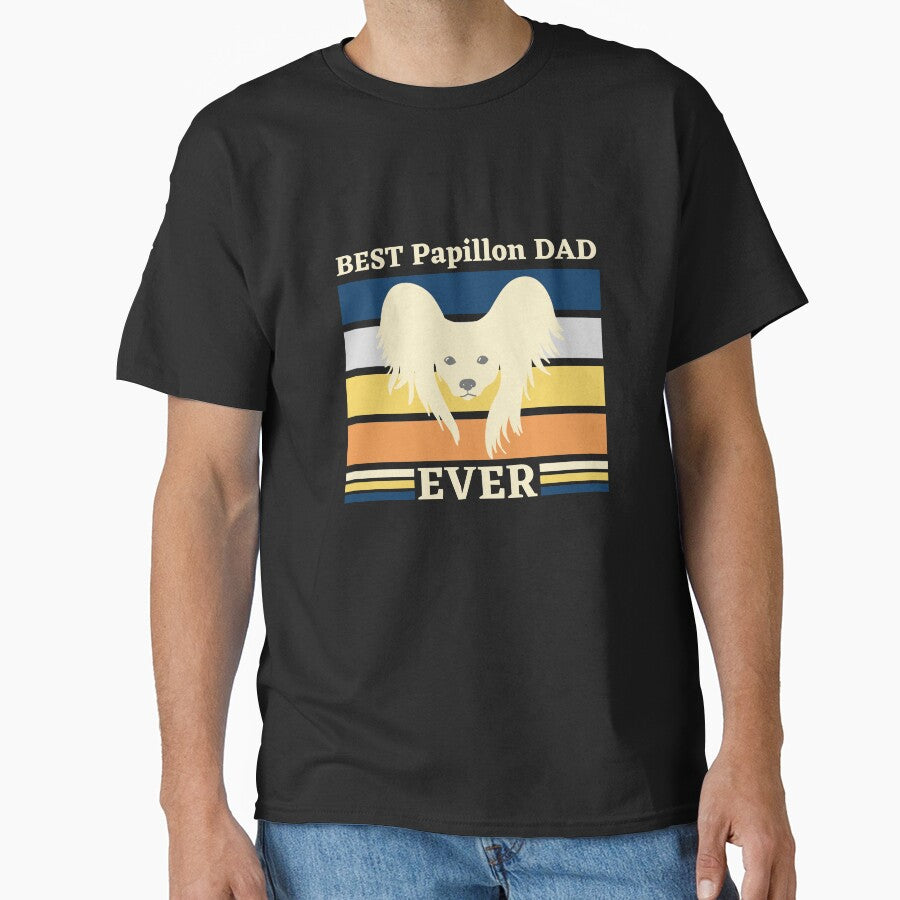 BEST Papillon DAD EVER by lookperfect T-Shirts, Hoodie, Sweatshirt | BlankRebels.com (Image 1)