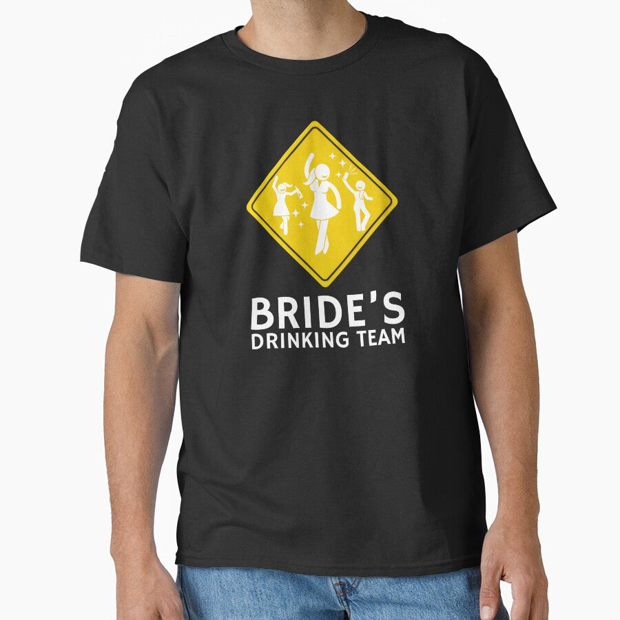 Bride's Drinking Team Bridesmaid Bachelorette Party by Oval Shop T-Shirts, Hoodie, Sweatshirt | BlankRebels.com (Image 1)