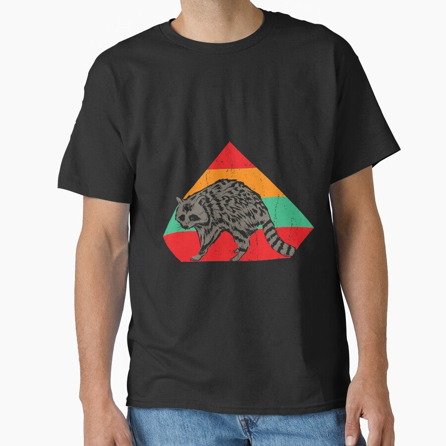 Retro Animal Raccoon Lover Wildlife by BundlerVq T-Shirts, Hoodie, Sweatshirt | BlankRebels.com (Image 1)