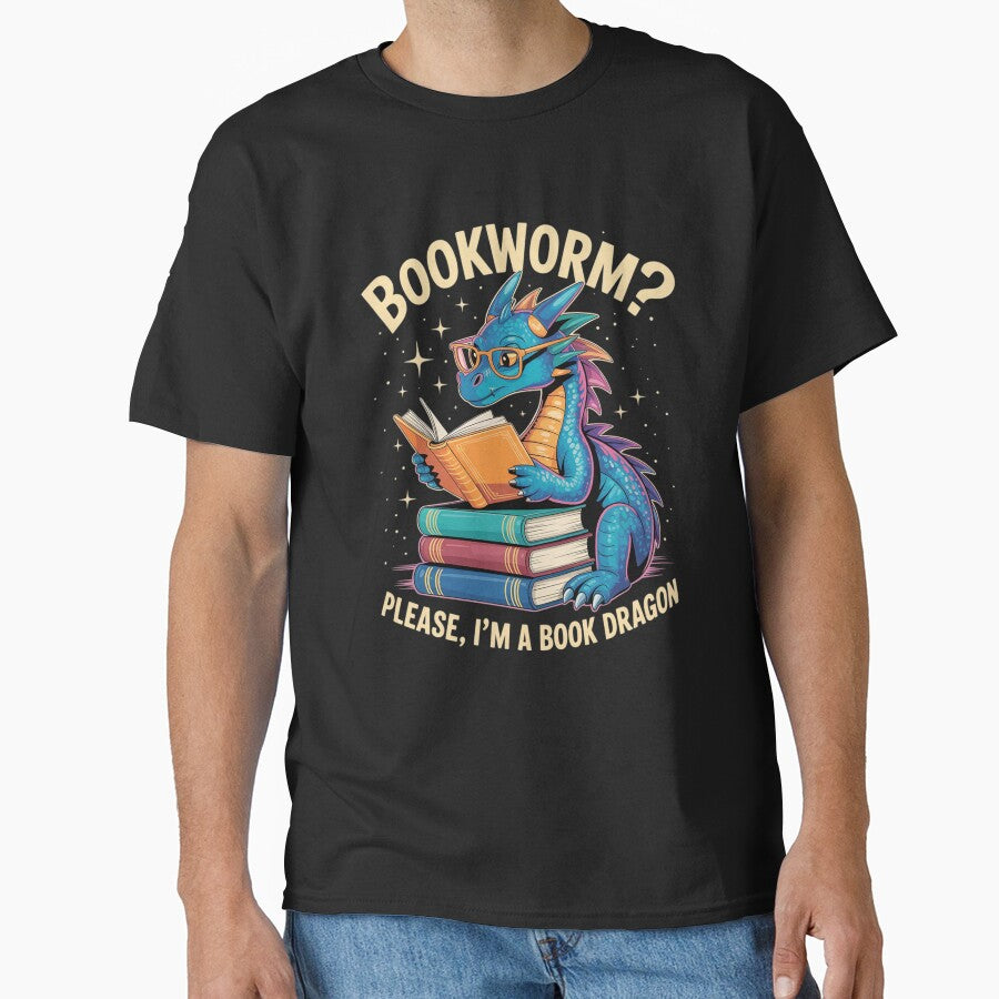 Bookworm Please I'm A Book Dragon by RoyTill0Art