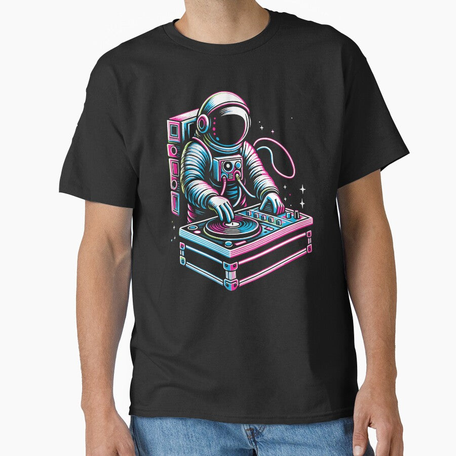 Retro Astronaut DJ Funny Astronaut by KsuAnn T-Shirts, Hoodie, Sweatshirt | BlankRebels.com (Image 1)