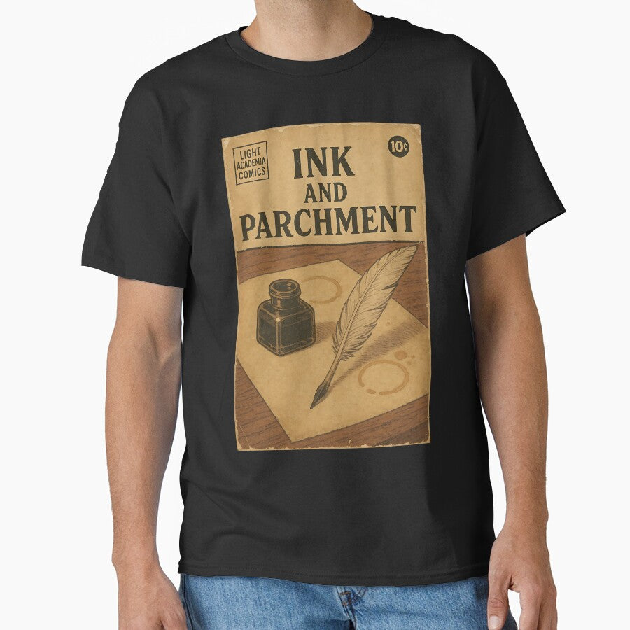 Light Academia: Ink and parchment by bapupa T-Shirts, Hoodie, Sweatshirt | BlankRebels.com (Image 1)