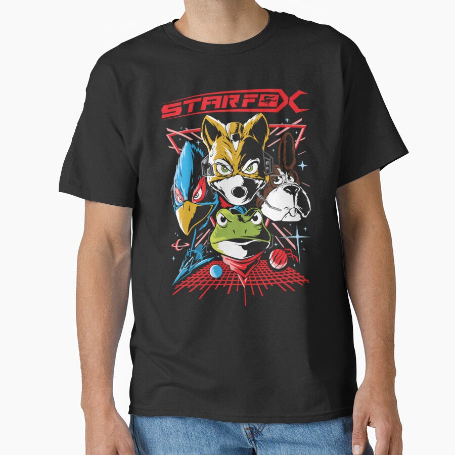 Starfox Retro Video Game by Poufka Designs