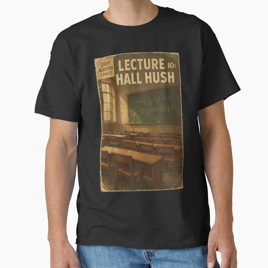 Scholarly Light Academia: Lecture hall hush by bapupa T-Shirts, Hoodie, Sweatshirt | BlankRebels.com (Image 1)