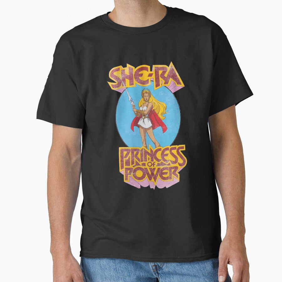 Serene Swans She Ra And & the Princesses of Power in Vibrant Sunset by Peachsocute T-Shirts, Hoodie, Sweatshirt (Image 1)
