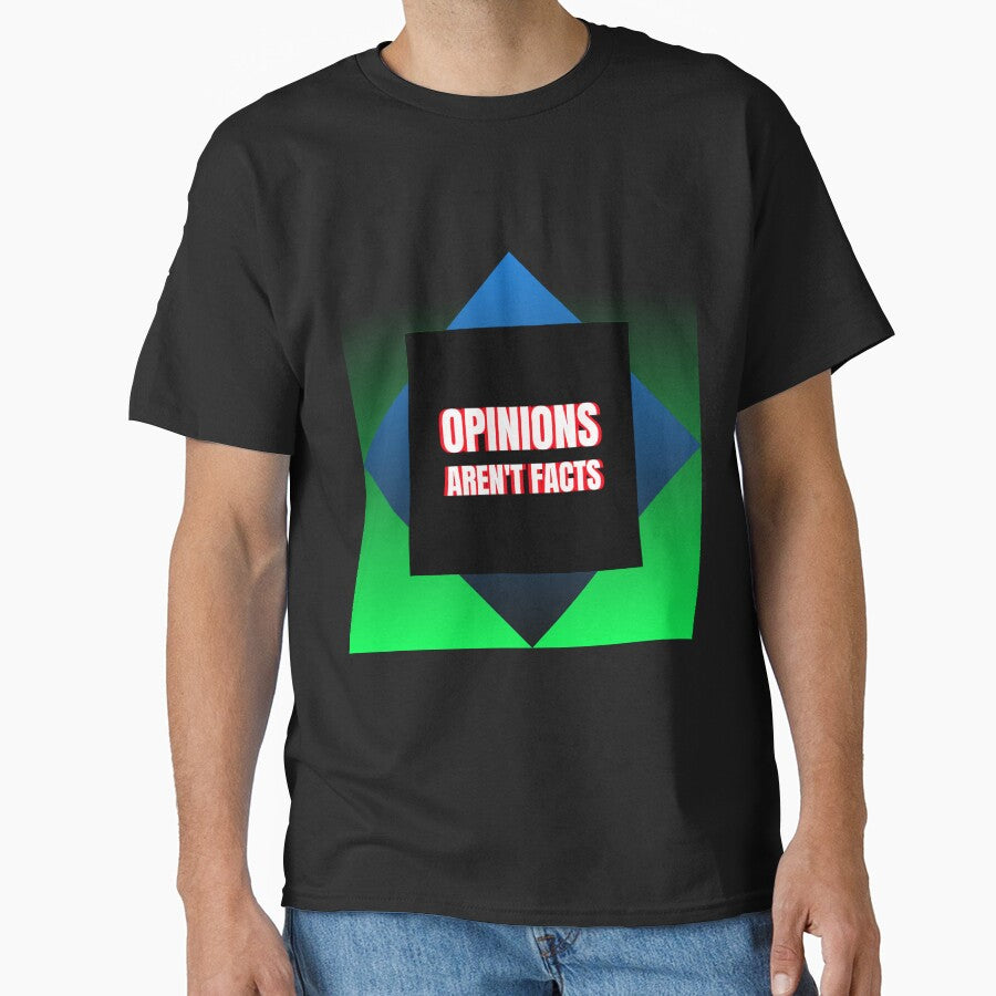 Opinions Aren't Facts. Motivational Quote Sticker by SuccessfulVibes T-Shirts, Hoodie, Sweatshirt | BlankRebels.com (Image 1)