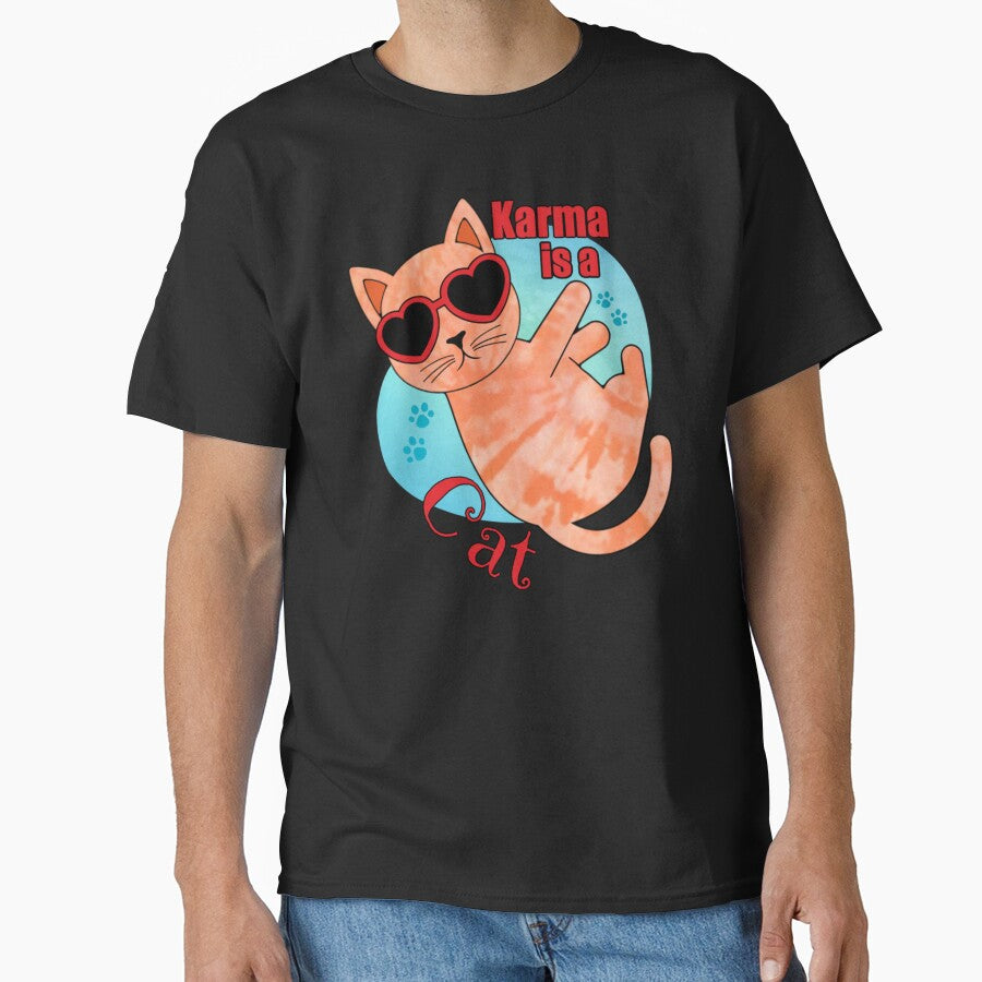 Curly Tie-Dye Cat by RoGoArt T-Shirts, Hoodie, Sweatshirt | BlankRebels.com (Image 1)