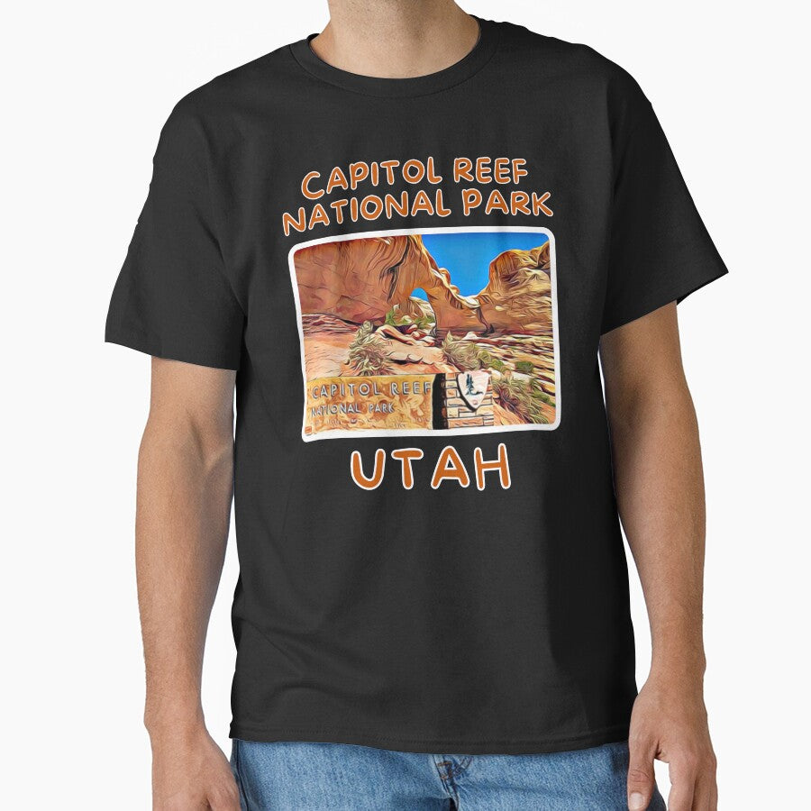 Capitol Reef National Park Utah by MojaveTradePost T-Shirts, Hoodie, Sweatshirt | BlankRebels.com (Image 1)