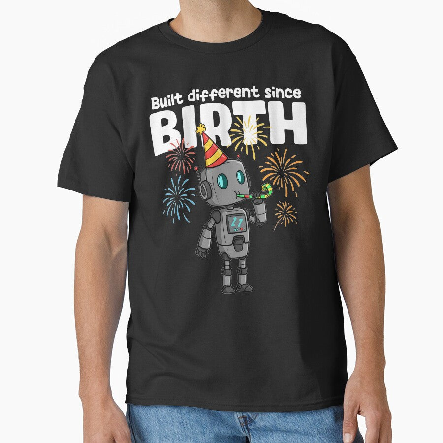 BUILT DIFFERENT SINCE BIRTH - BIRTHDAY GIFT by KEF Custom T-Shirts, Hoodie, Sweatshirt | BlankRebels.com (Image 1)