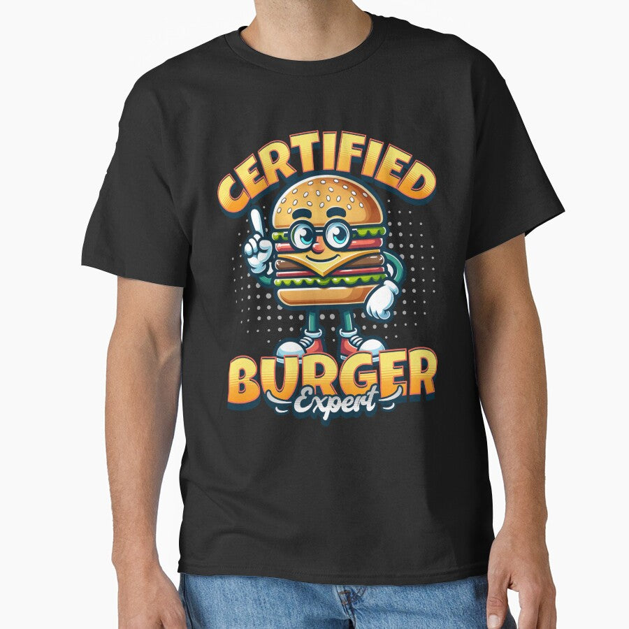 Certified Burger Expert! by Studio Bankai T-Shirts, Hoodie, Sweatshirt | BlankRebels.com (Image 1)