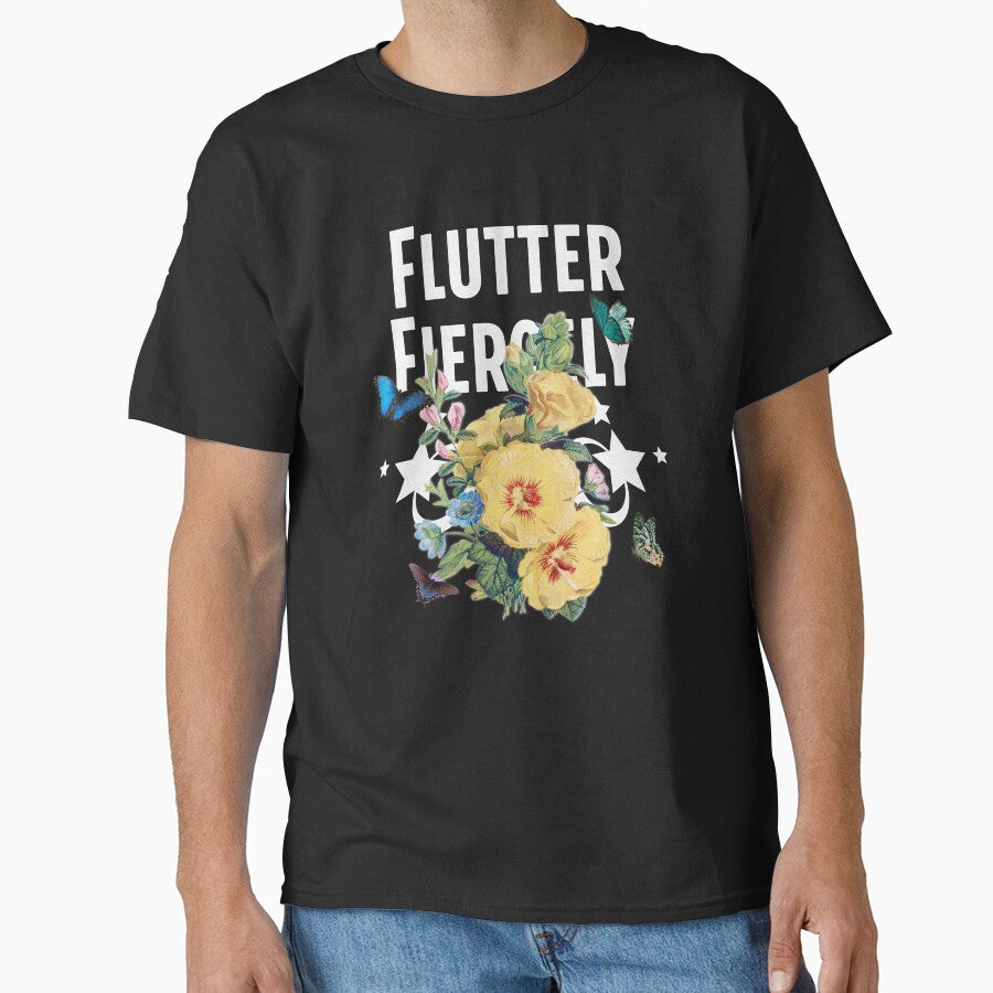 Flutter Fiercely Butterfly Lover by Odetee T-Shirts, Hoodie, Sweatshirt | BlankRebels.com (Image 1)