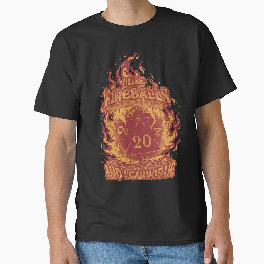 RPG - I like fireballs by Studio Mootant T-Shirts, Hoodie, Sweatshirt | BlankRebels.com (Image 1)