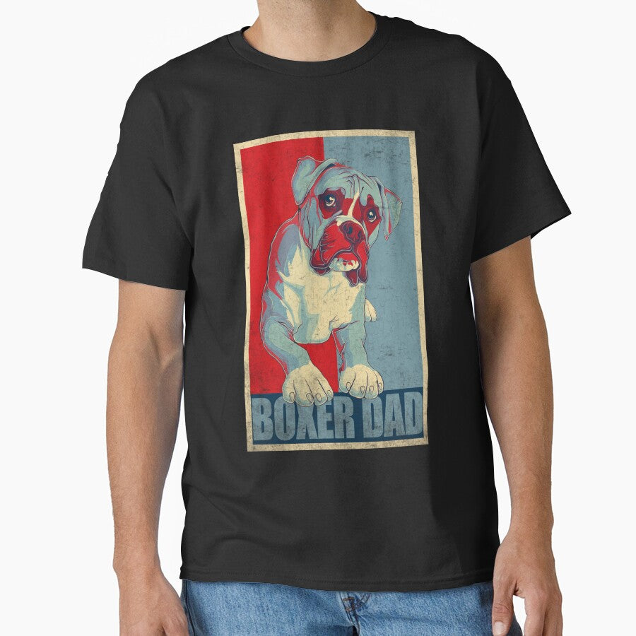Vintage Boxer Dad by Africanob T-Shirts, Hoodie, Sweatshirt | BlankRebels.com (Image 1)