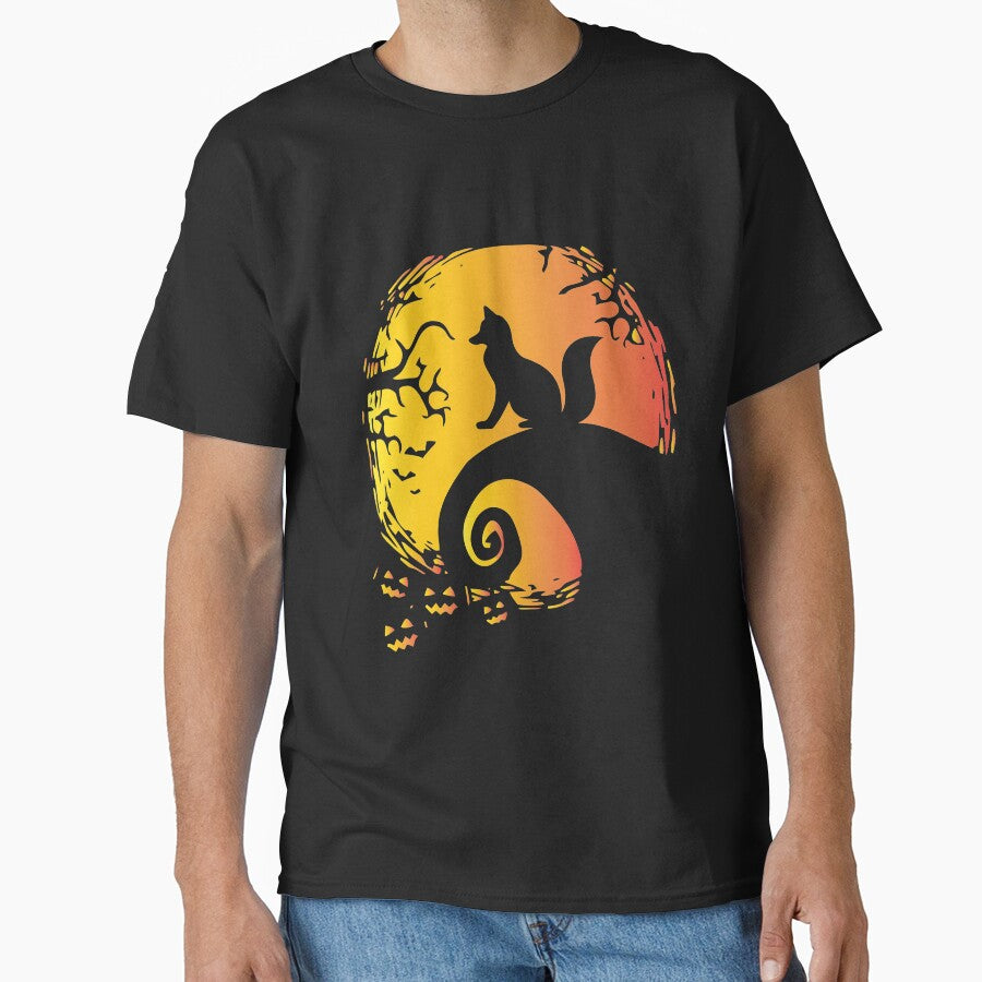 Halloween Running Foxes Design - Trendy Running Fox Gift Idea For Fox Lovers & Halloween by Prince - Bestseller... (Image 1)