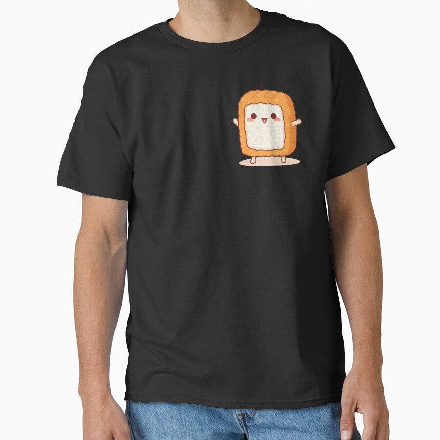 Kawaii Inari Sushi Sumo Food Art by CoolKawaï T-Shirts, Hoodie, Sweatshirt | BlankRebels.com (Image 1)