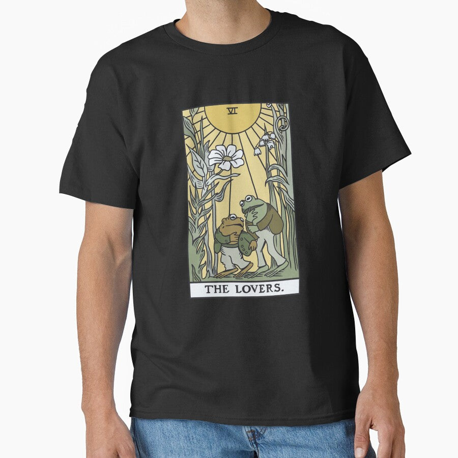 The Lovers Frog Toad Tarot Card Cottagecore Frog Lover by taaddison50 T-Shirts, Hoodie, Sweatshirt (Image 1)