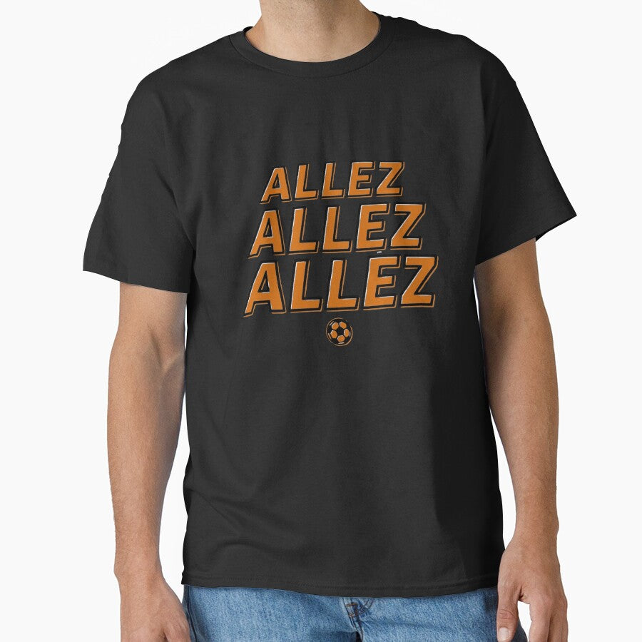ALLEZ ALLEZ ALLEZ Soccer Fan Chant Typography by Lulustarfox
