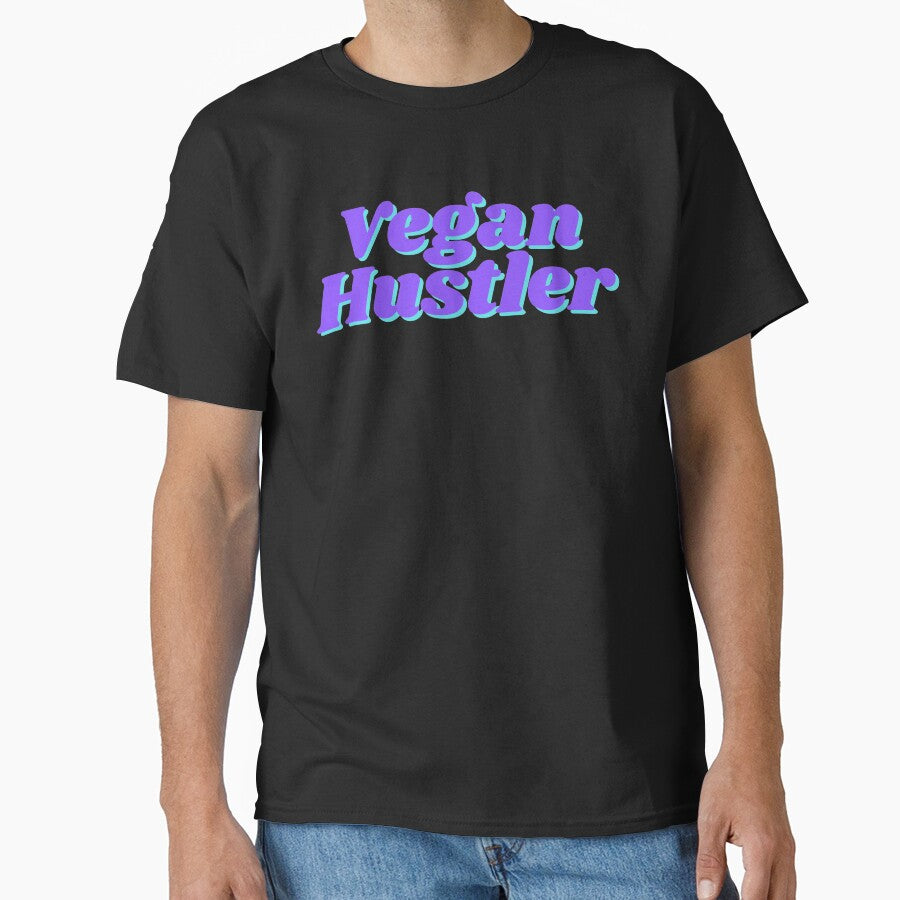 Vegan Hustler Retro Purple Edition by Vegginitup T-Shirts, Hoodie, Sweatshirt | BlankRebels.com (Image 1)