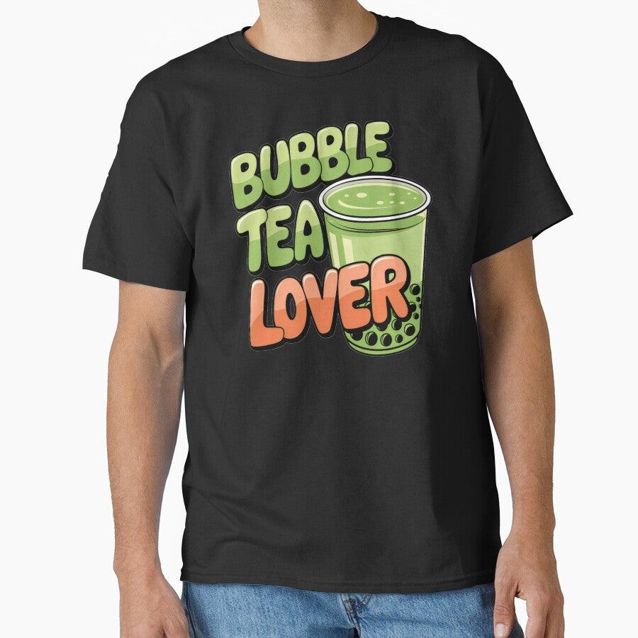 Bubble Tea Lover - Green Drink & Bubbles by Prime-Studio T-Shirts, Hoodie, Sweatshirt | BlankRebels.com (Image 1)
