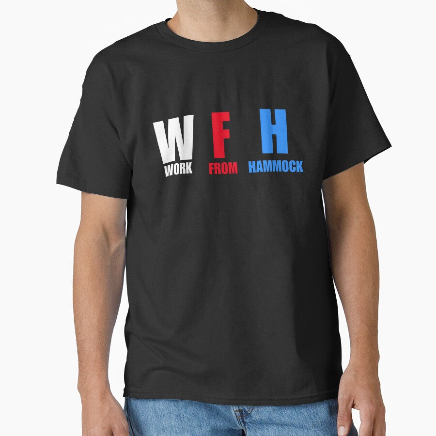 WFH, work from hammock, funny work from home, laptop lifestyle freelancer saying or quote by NBSStore