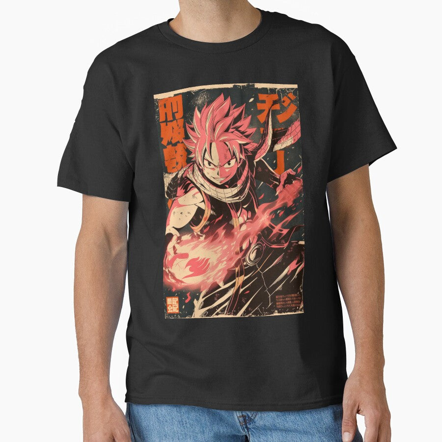 Natsu Distressed Poster by AnimeArsenalPrints