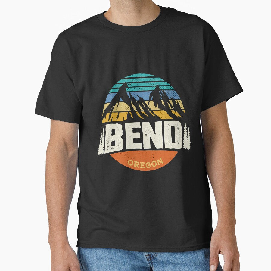 Vintage Bend Oregon Outdoor Mountain by YesterDayCheck T-Shirts, Hoodie, Sweatshirt | BlankRebels.com (Image 1)