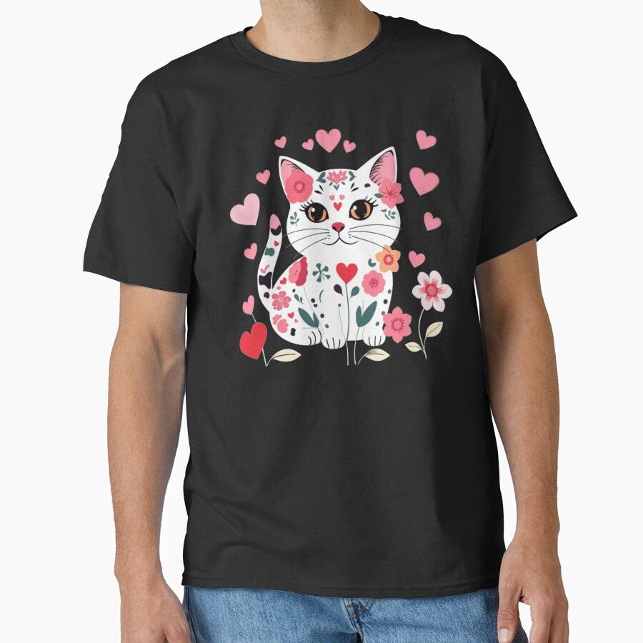 Valentine's day kitten by Roxburylane T-Shirts, Hoodie, Sweatshirt | BlankRebels.com (Image 1)