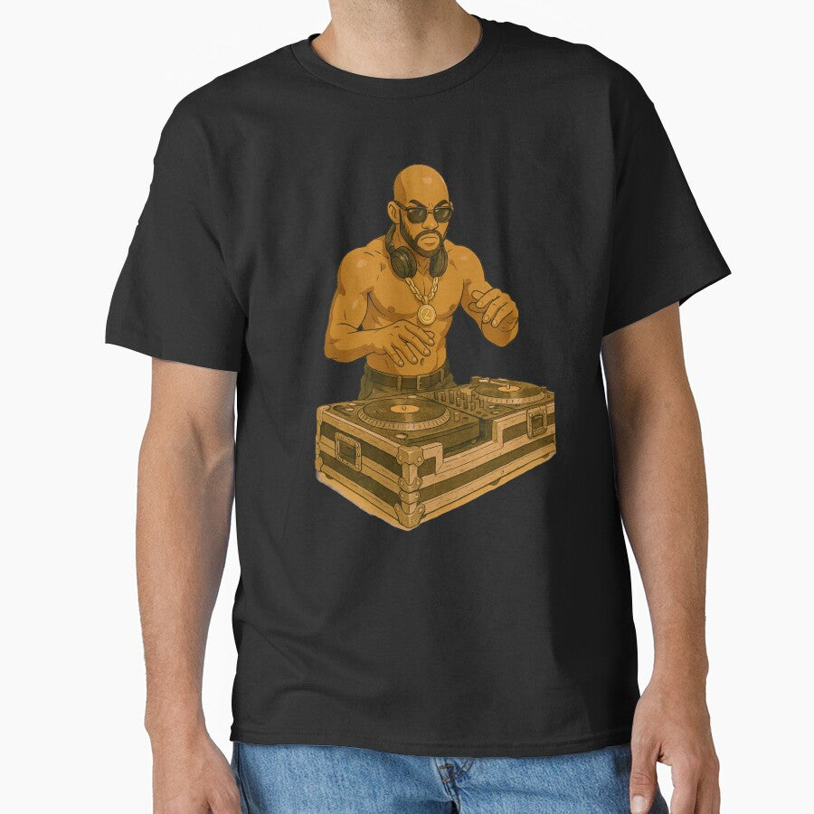 DJ Bruce Black by tsanwo T-Shirts, Hoodie, Sweatshirt | BlankRebels.com (Image 1)