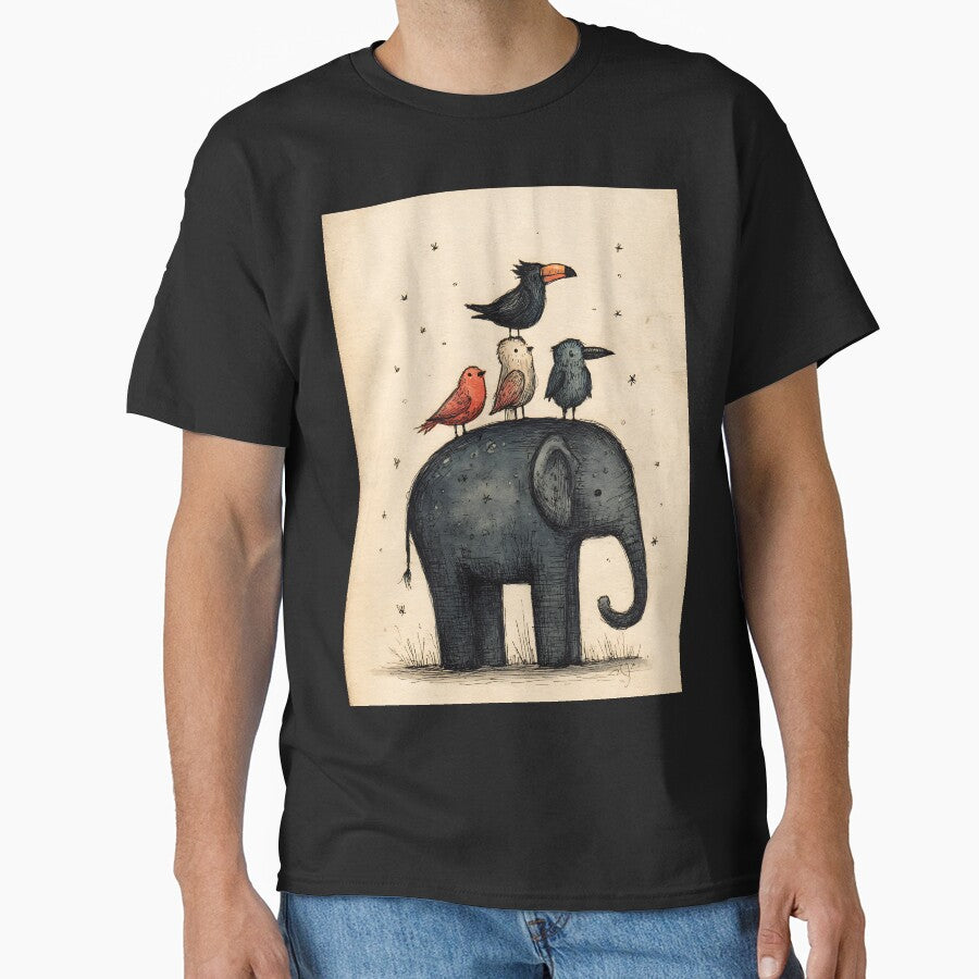 Simple Animal Doodle Art by bapupa T-Shirts, Hoodie, Sweatshirt | BlankRebels.com (Image 1)
