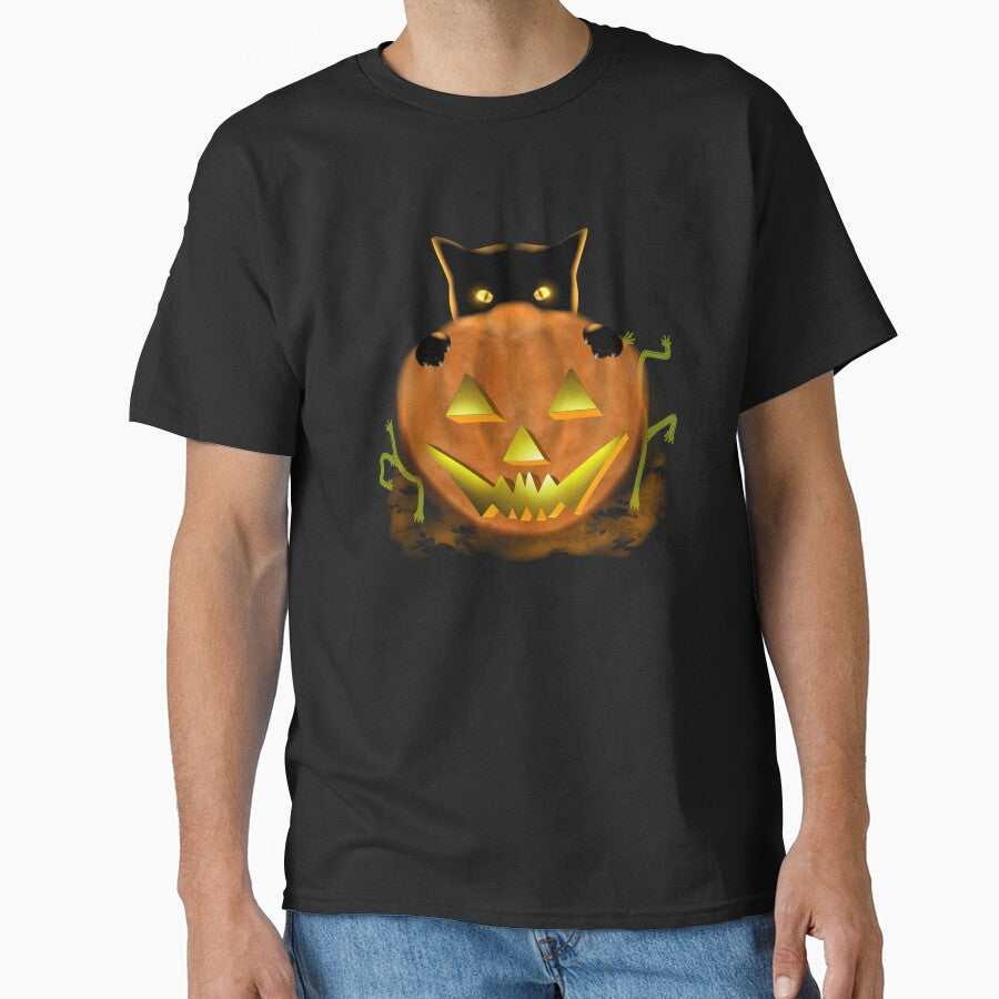 Halloween kitten - Best Halloween - Halloween Eve - October celebrations by stayartsy07 T-Shirts, Hoodie,... (Image 1)