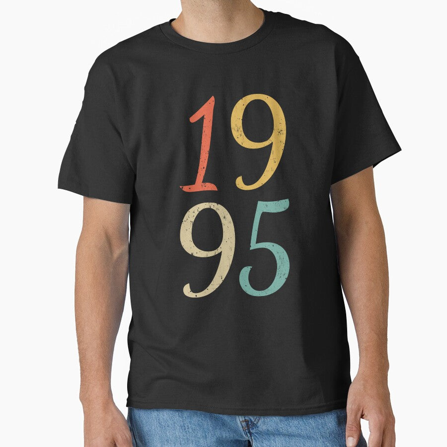 Classic Vintage Style 1995 Birthday Distressed by MSA-42 T-Shirts, Hoodie, Sweatshirt | BlankRebels.com (Image 1)