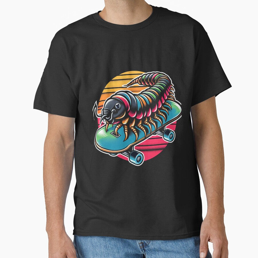 centipede on a skateboard by MiroArtAbstra T-Shirts, Hoodie, Sweatshirt | BlankRebels.com (Image 1)