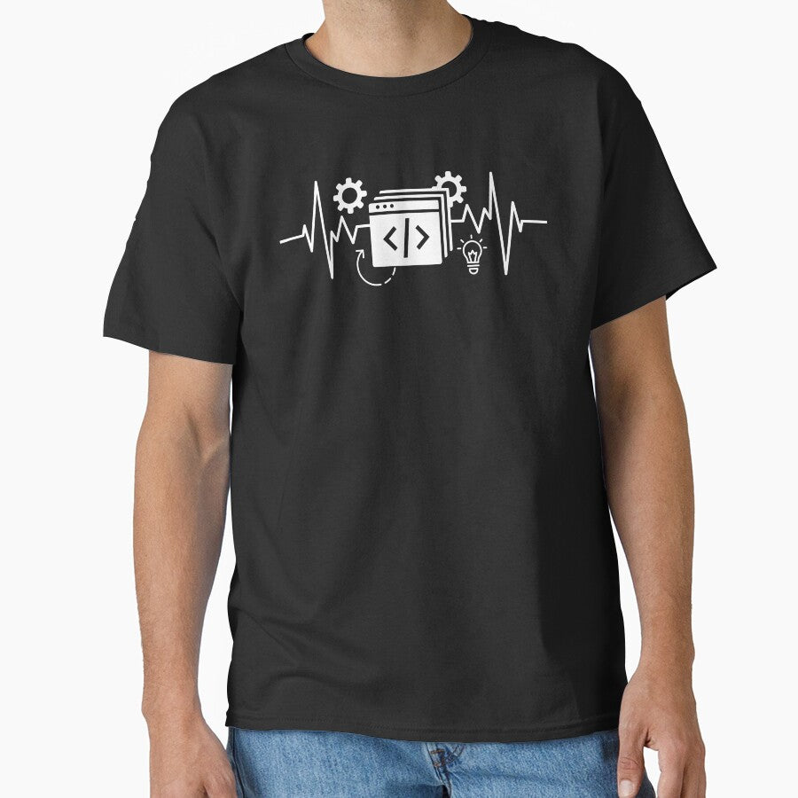 Proud Software Developer Heartbeat Life by livegood T-Shirts, Hoodie, Sweatshirt | BlankRebels.com (Image 1)