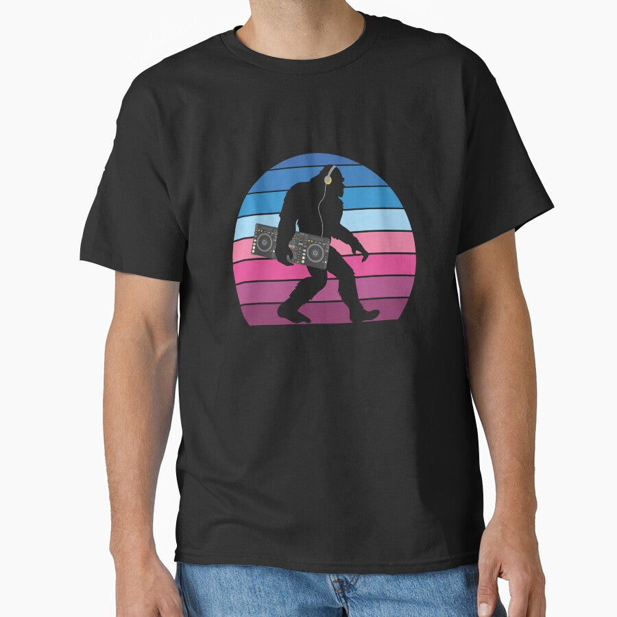 Bigfoot DJ Sasquatch - Funny DJ Graphic by Gerdek T-Shirts, Hoodie, Sweatshirt | BlankRebels.com (Image 1)