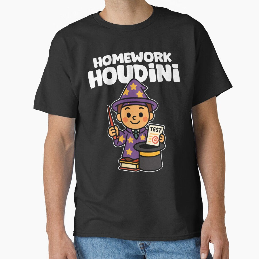 HOMEWORK HOUDINI - TEACHER GIFT by KEF Custom T-Shirts, Hoodie, Sweatshirt | BlankRebels.com (Image 1)