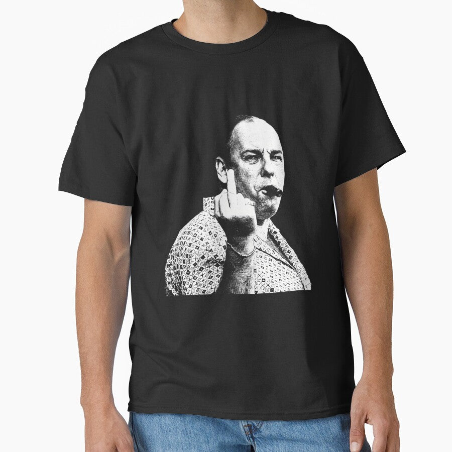 Tony Soprano Meme Middle Fing.er by ThreadNovaCraze T-Shirts, Hoodie, Sweatshirt | BlankRebels.com (Image 1)